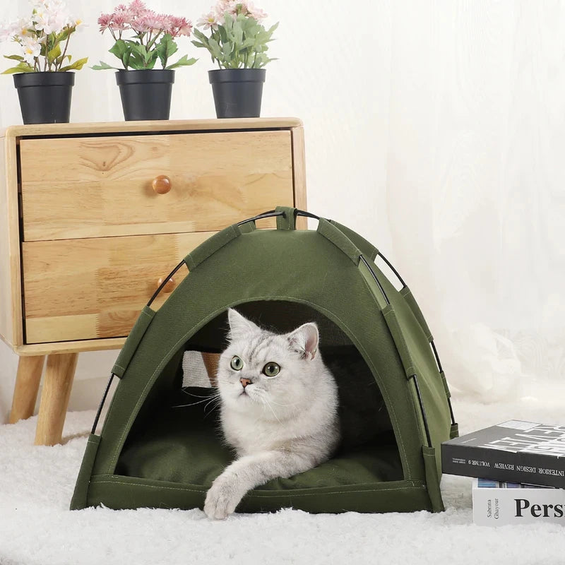 Pet Tent Bed Warm Cushion Sofa for Cats
