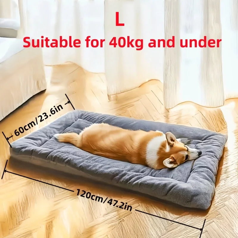 Large Winter Dog Sleeping Pad Double-Sided Warm Mat