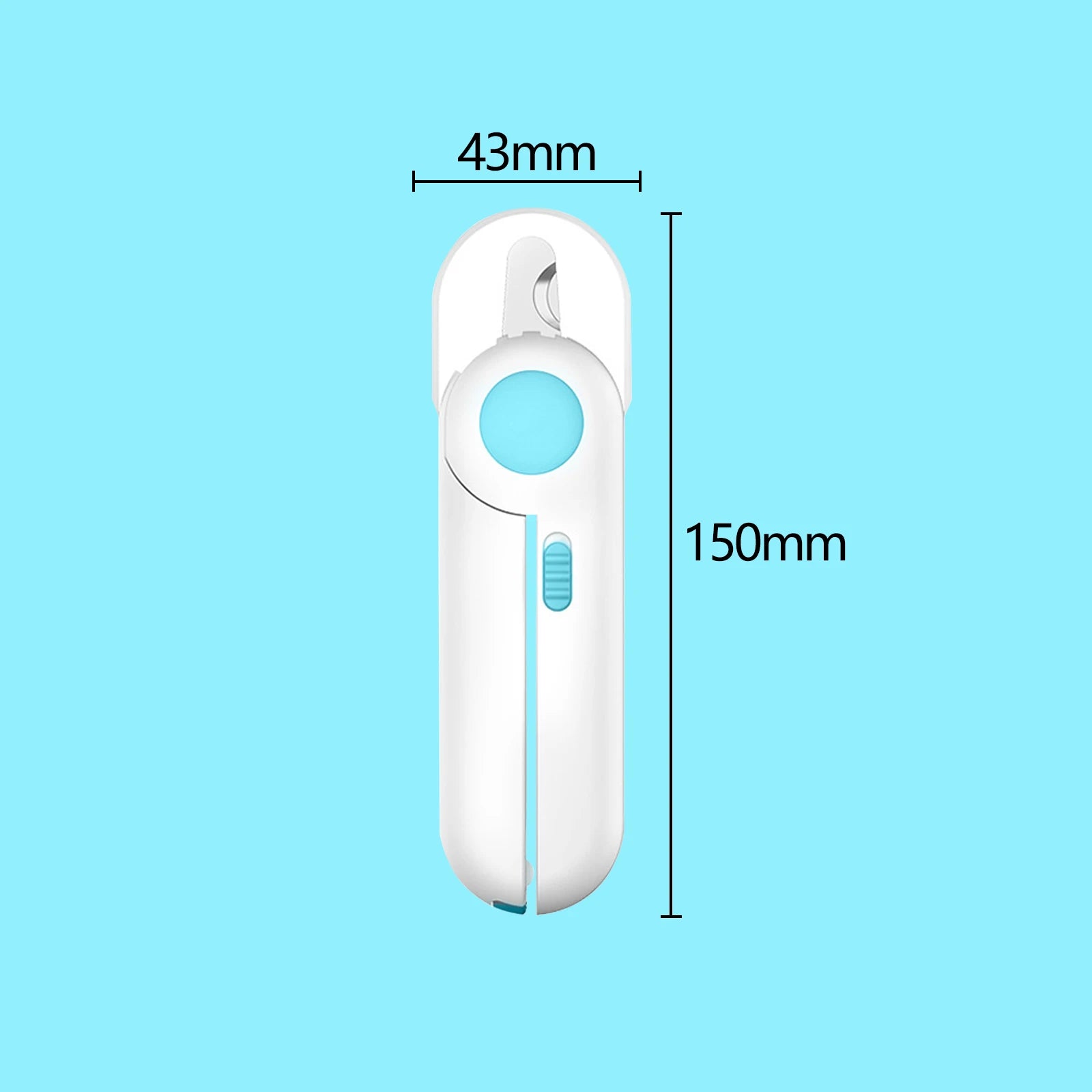 Cat Dog Nail Clipper LED Light Claw File Trimmer Puppy Kitten Beauty Tool