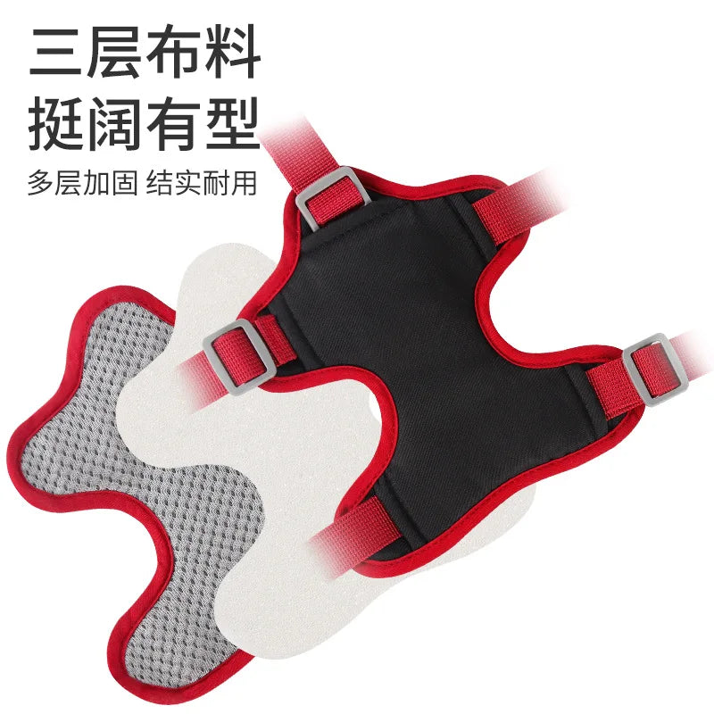 Three-Section Escape-Proof Dog Harness Vest Leash Large | PawJoyKwT