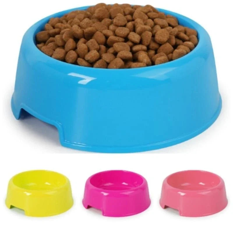Durable Plastic Food and Water Dish Bowl for Pets