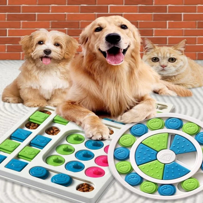 Dog Puzzle Slow Feeder IQ Training Toy