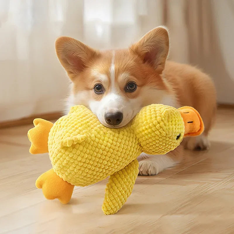 Interactive Plush Squeaky Toy for Cats and Dogs Aggressive Chewing