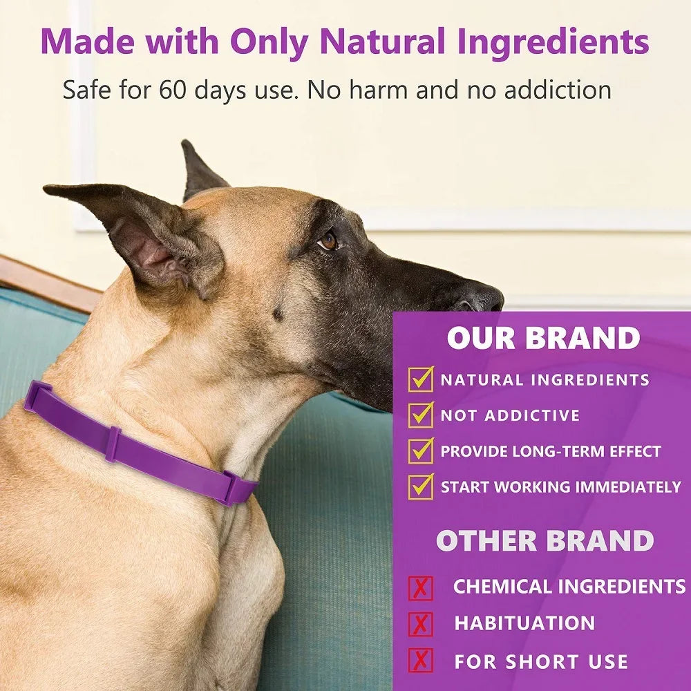 Pet Calming Collar For Cats Dogs Pheromone Adjustable