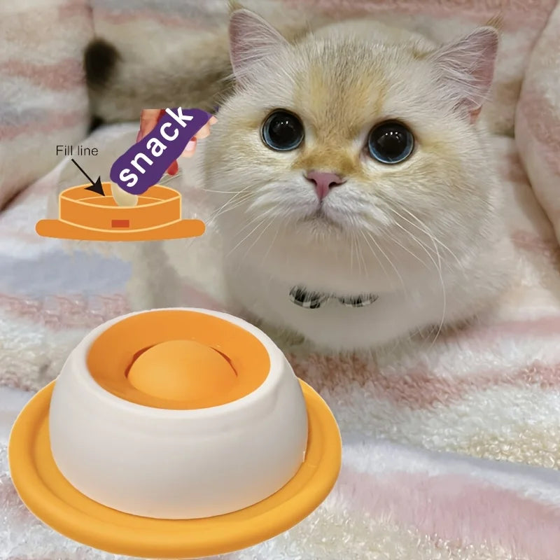 Yogurt Lick Mat Slow Feeder Dental Health Interactive Pet Bowl