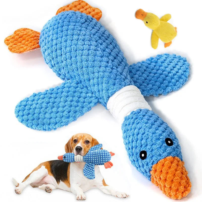 Squeaky Plush Chew Toy for Cats & Dogs — Interactive Doll