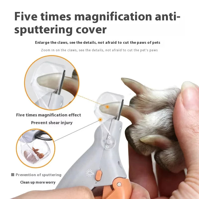 Pet Nail Clippers Cat Dog Claw Trimmer Grooming Tool with Safety Guard