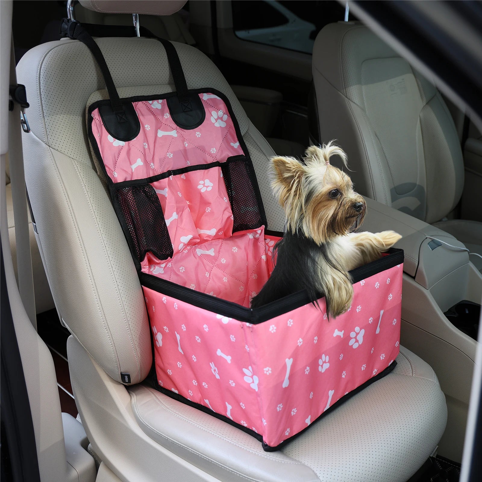 Pet Dog Car Seat Storage Pockets Universal Cover Non-Slip Travel Mat