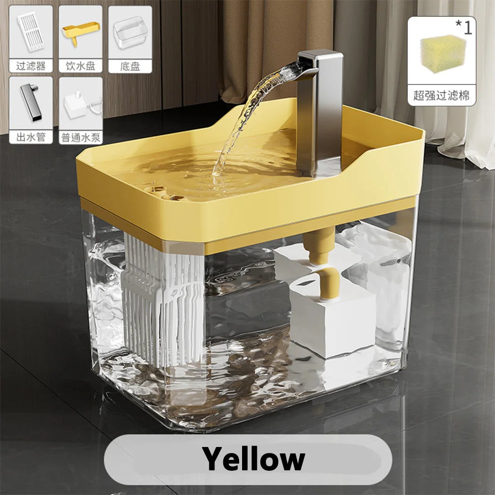 1.5L Cat Water Fountain Auto Filter USB | Live Circulation USA