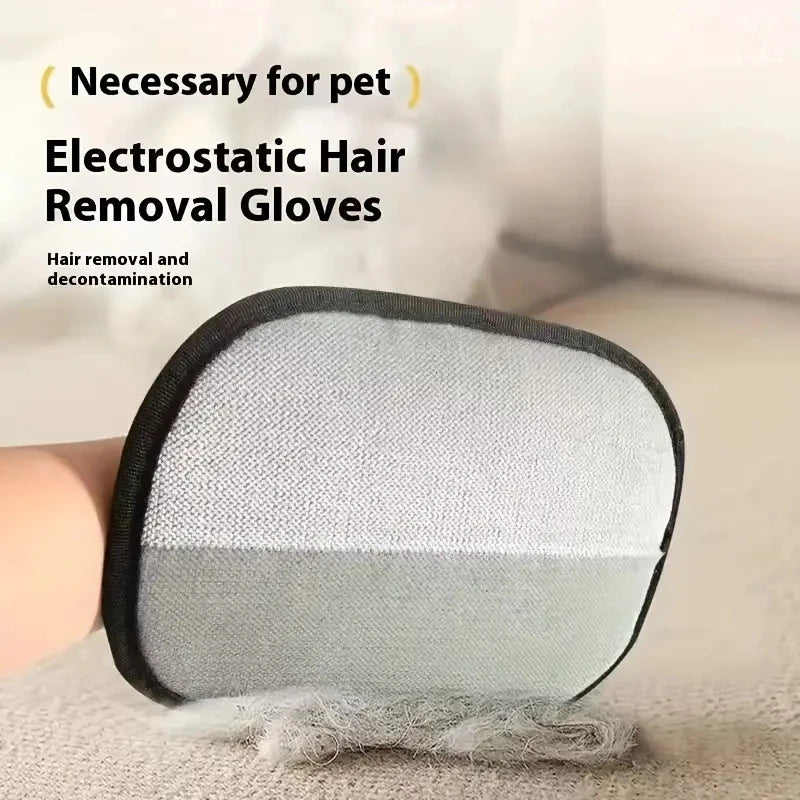 Washable Pet Hair Dehairing Gloves Portable Cleaning Tool