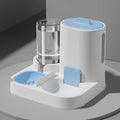 Spill-Proof Dual Bowl for Dog and Cat Food and Water