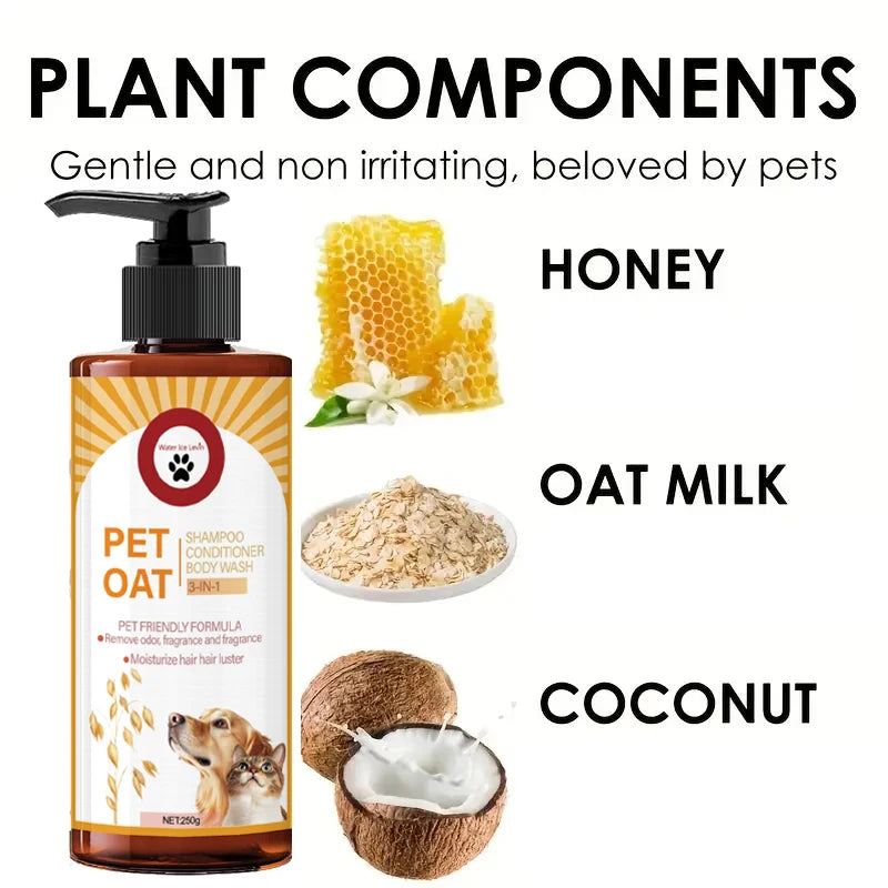 Premium Pet Shampoo for Soft, Odor-Free & Shiny Coat