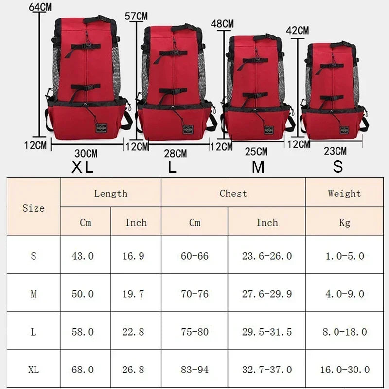 Large Dog Travel Carrier Backpack Camouflage Design