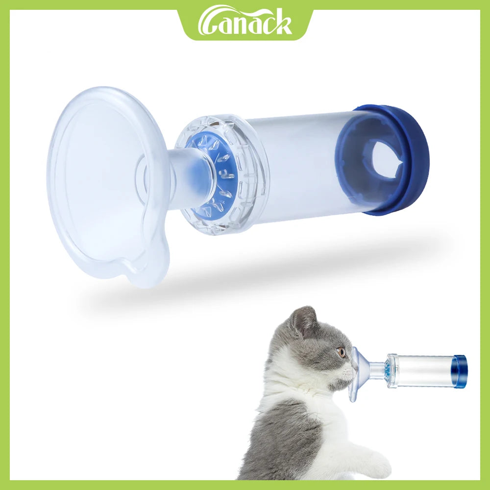 Portable Pet Aerosol Chamber Inhaler Spacer for Cats & Dogs
