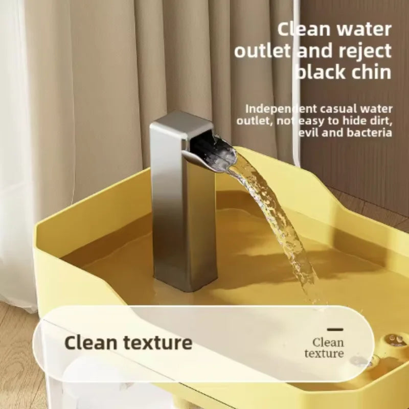 Transparent Cat Fountain Auto Filter Anti-Dry Recirculating Pump
