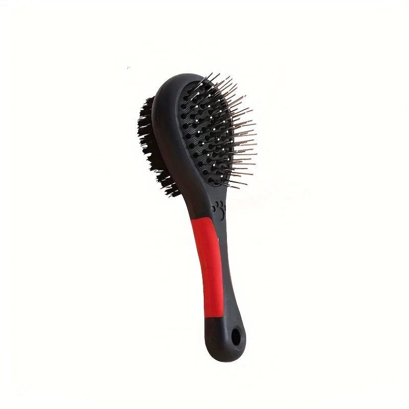 Double-Sided Dog Grooming Brush Pin Comb Shedding Dirt Removal
