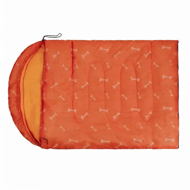Warm Dog Sleeping Bag Camping Bed Mat for Medium Dogs