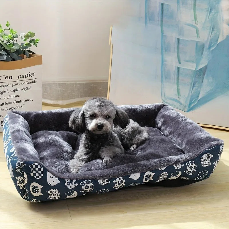 Winter Dog Sofa Bed Mat Basket Large Medium Small Dogs