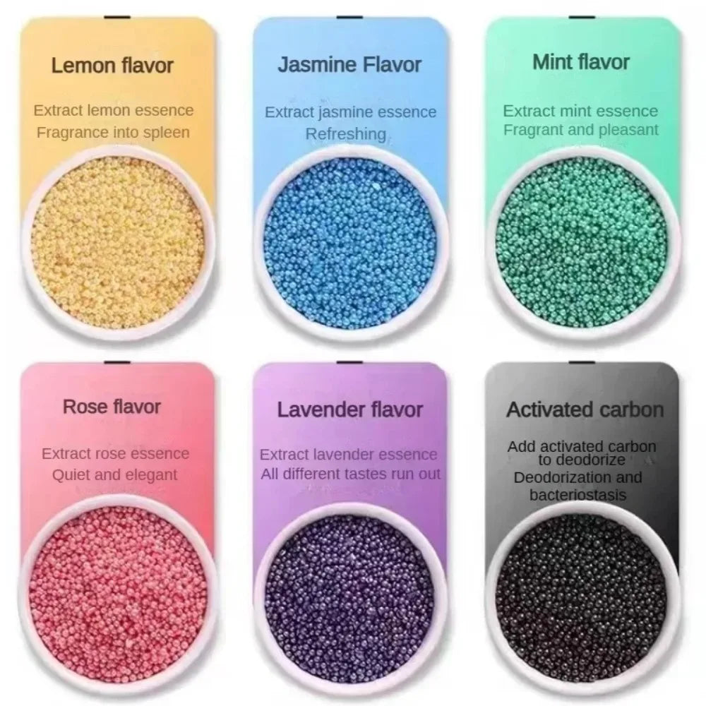 Cat Litter Deodorant Beads 6 Flavors Odor Absorbing Deodorizer