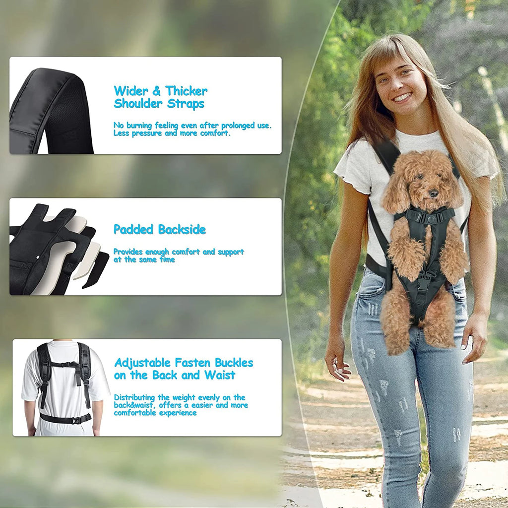 Front Travel Dog Bag Carrier for Bulldog Puppy