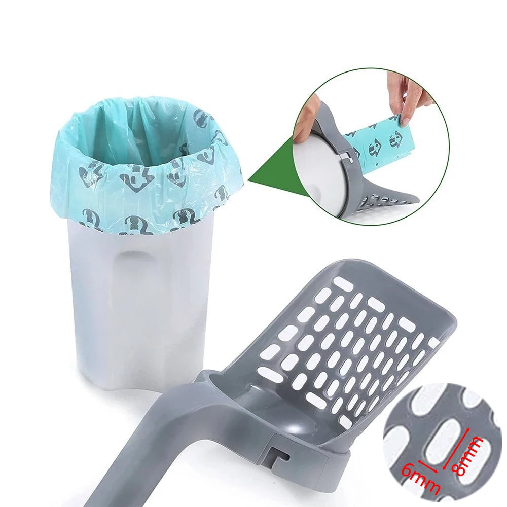 Cat Litter Scoop Shovel Self-Cleaning Filter Garbage Picker