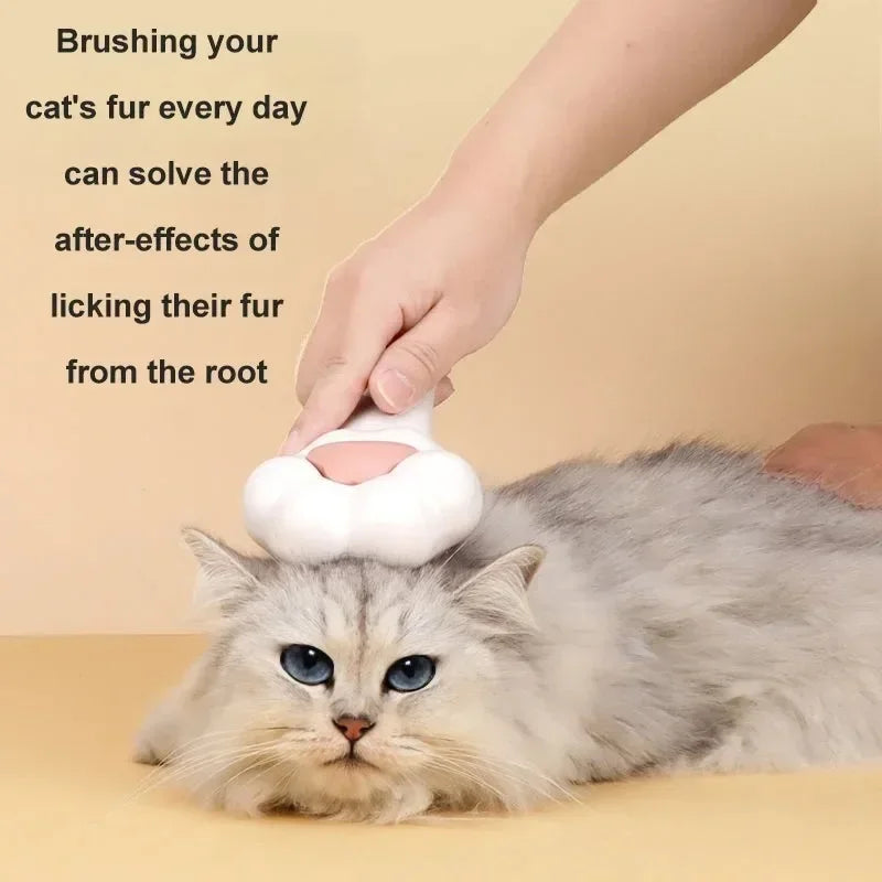 Gentle Pet Grooming Brush Cat Claw Comb Soft Touch Hair Removal