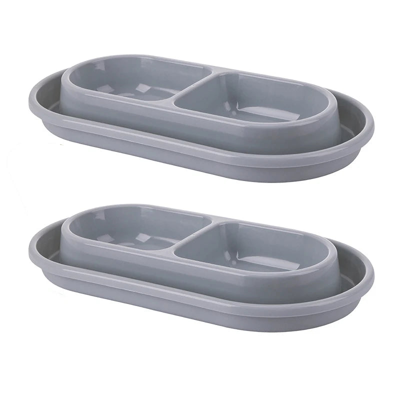15-Degree Slanted Anti-Ant Non-Slip Pet Feeder Bowl Cats Dogs
