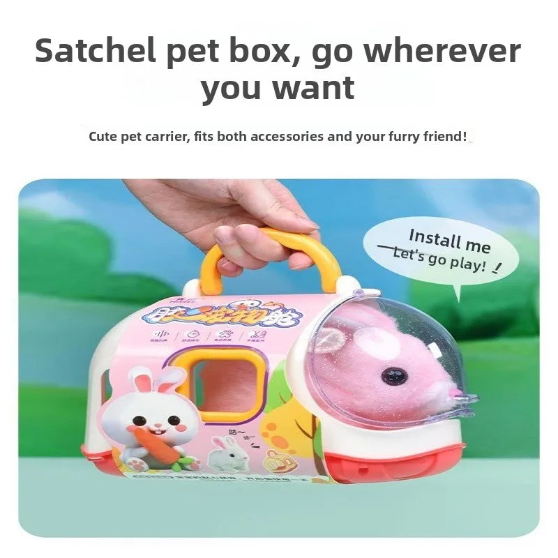 Electric Plush Animal Toy Set with Sound for Kids Boys Girls