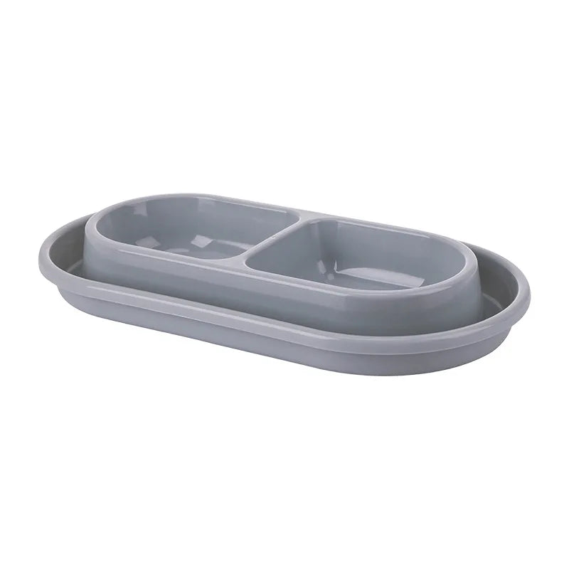 15-Degree Slanted Anti-Ant Non-Slip Pet Feeder Bowl Cats Dogs