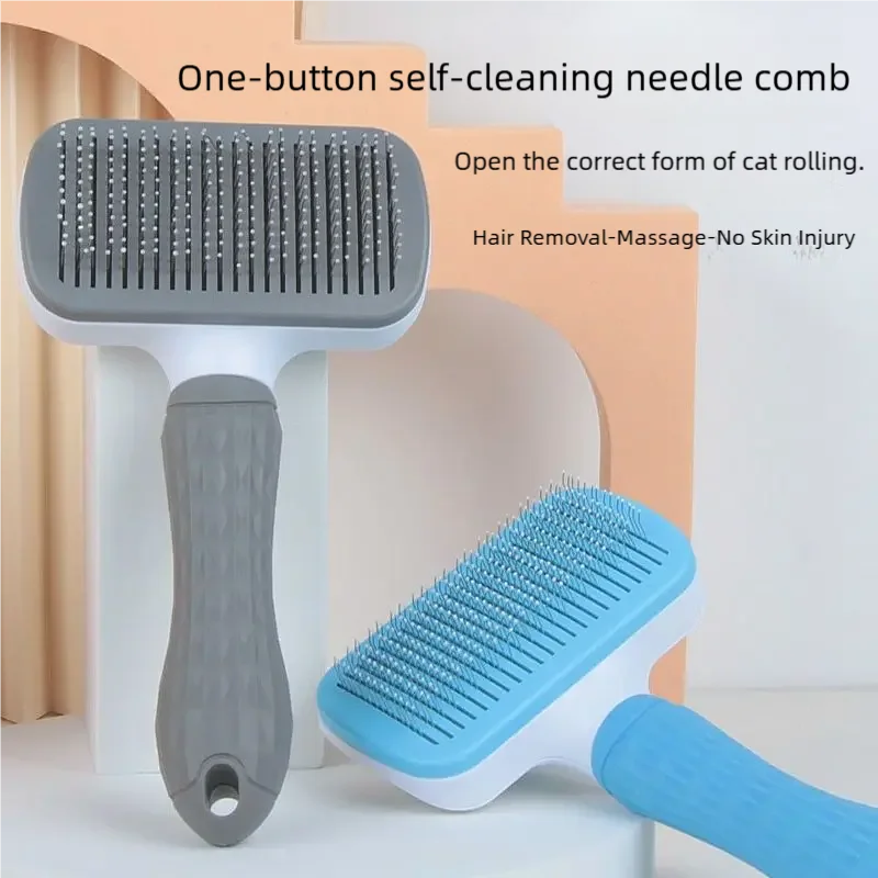 Pet Grooming Brush Hair Remover for Dogs Cats