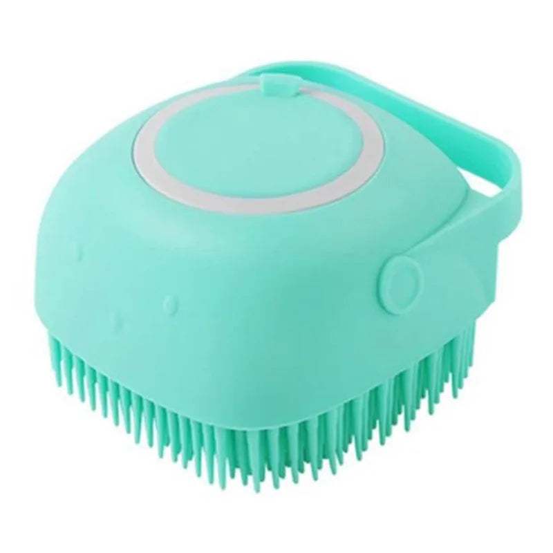 Pet Bath Brush Comb Cat Dog Grooming Massage Glove Fur Removal Deshedding