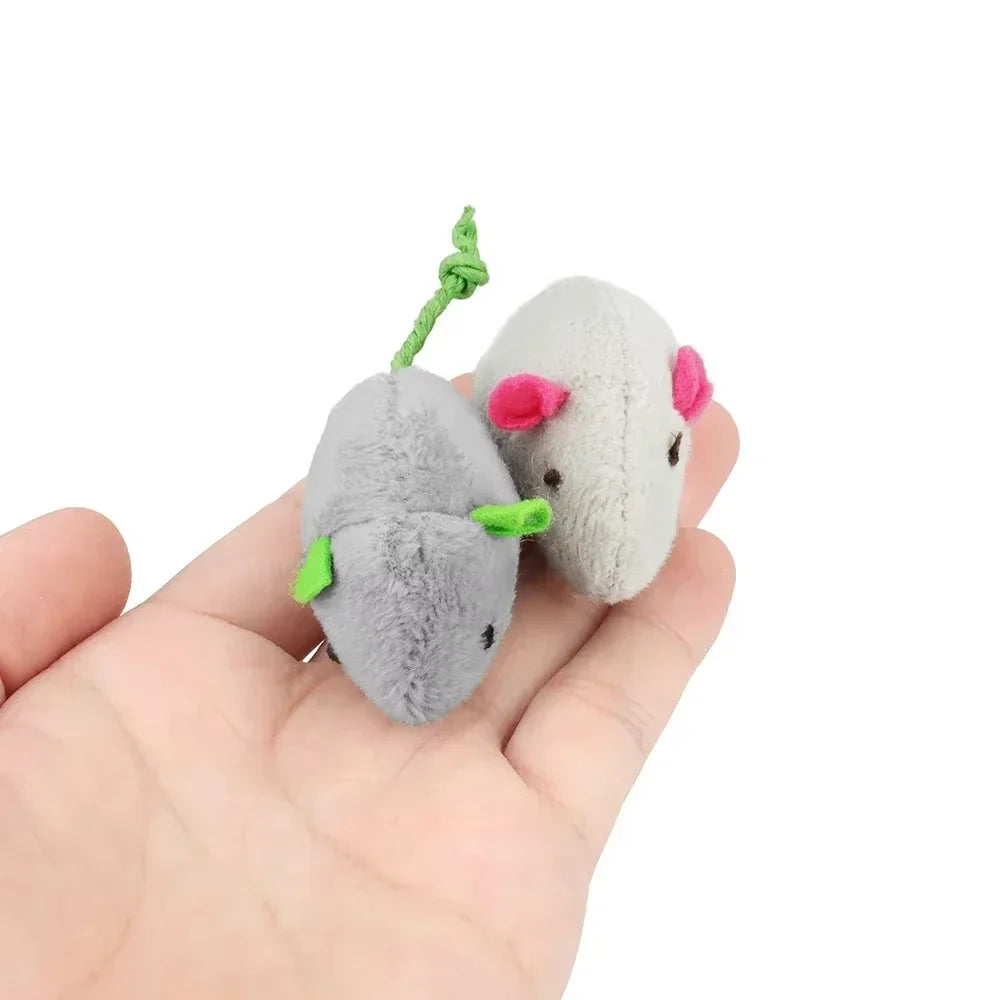 Catnip Rattle Mouse Toys for Indoor Cats | PawJoyKwT