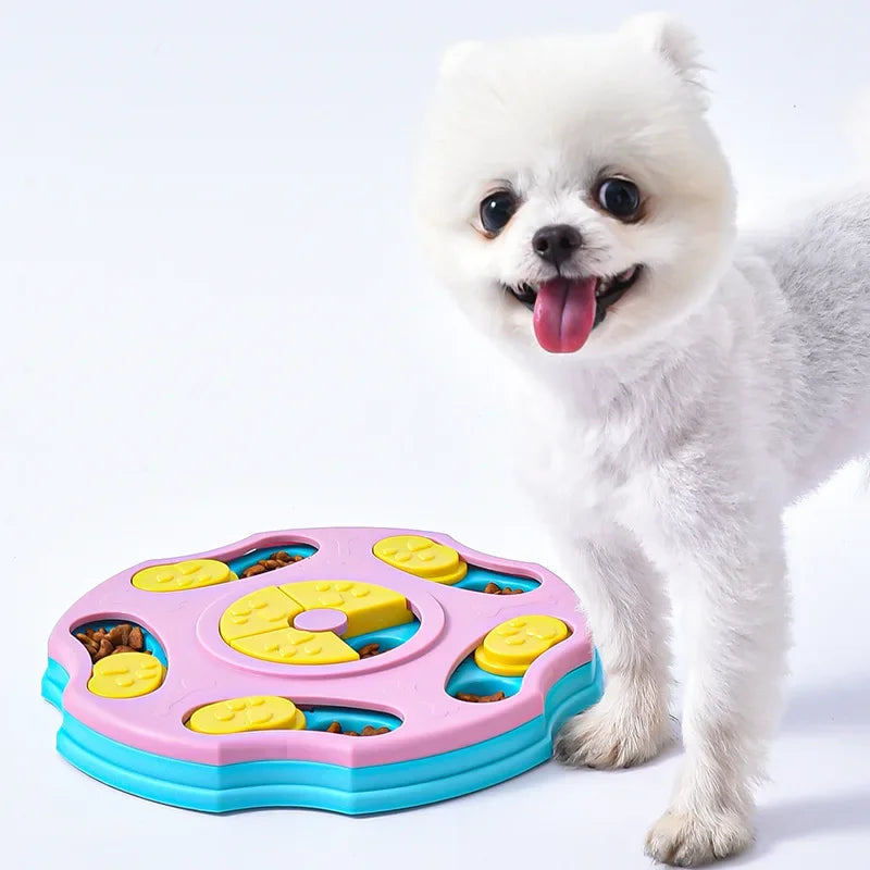 Dog Puzzle IQ Slow Feeder Interactive Toy