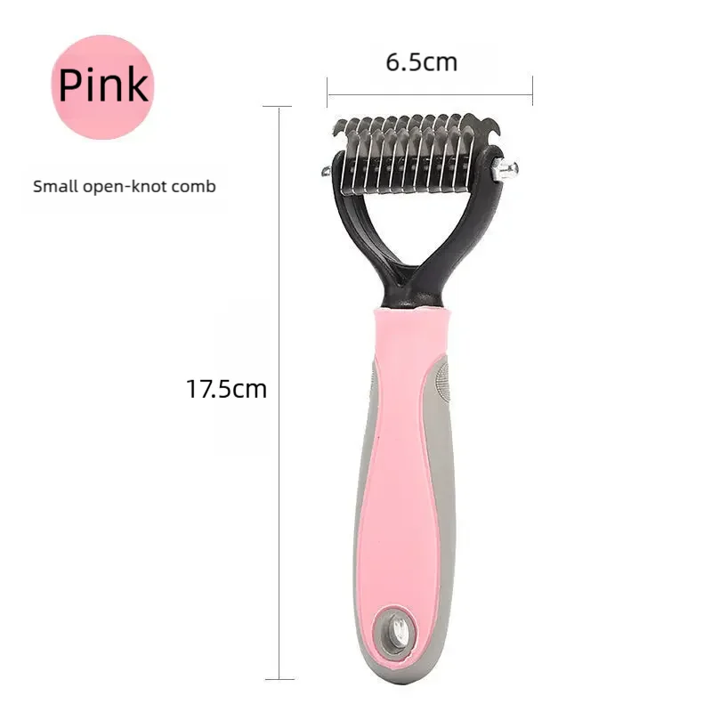 Dog Cat Hair Remover Brush for Matted and Curly Coats