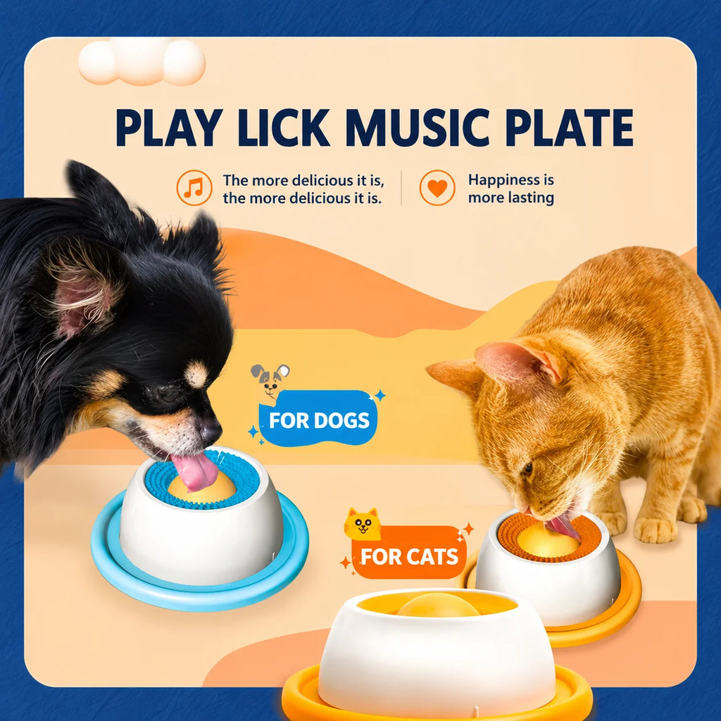 Non-Slip Lick Feeder Bowl Oral Stimulation Anxiety Relief Pets
