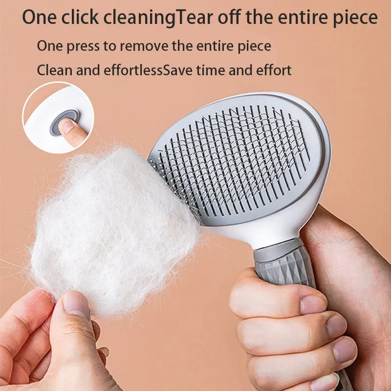 Pet Hair Remover Grooming Brush for Dogs and Cats