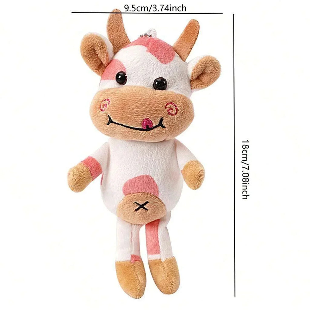 Cute Cow Plush Toy Calming Anxiety Relief for Cats Dogs