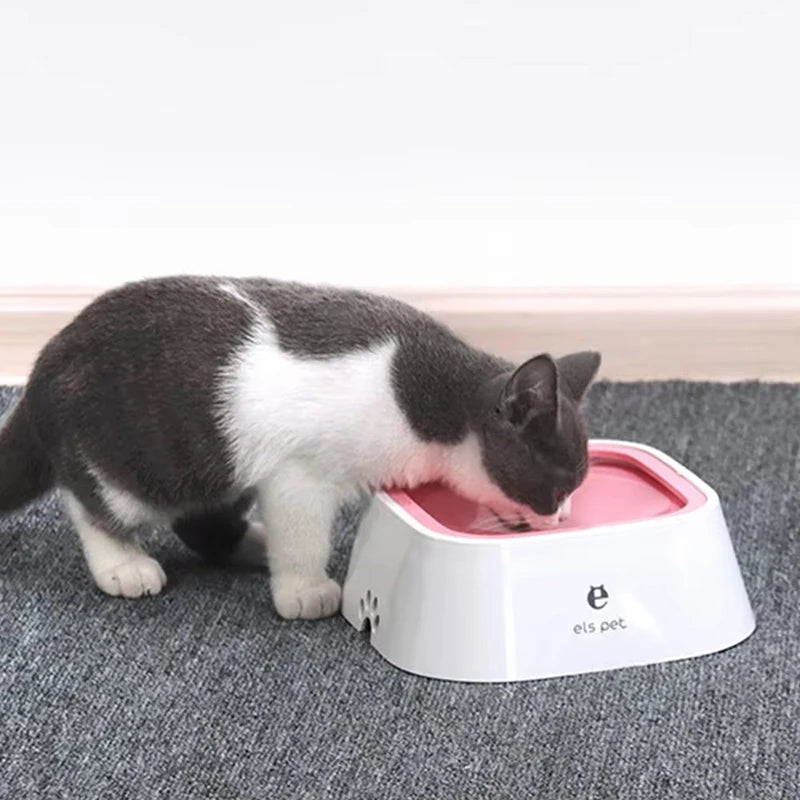 No-Spill Slow Water Feeder Dog Bowl