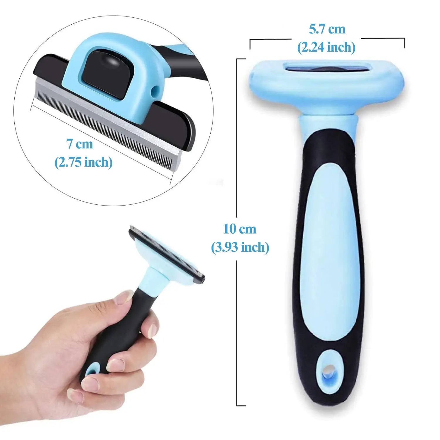 Pet Hair Remover Grooming Brush for Small Large Dogs Cats