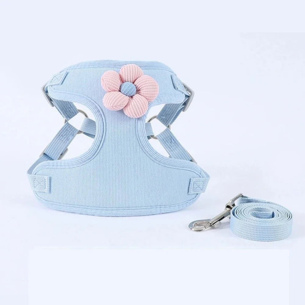 Dog Harness Leash Set Heavy Duty Metal Buckle No Pull Reflective Large XL