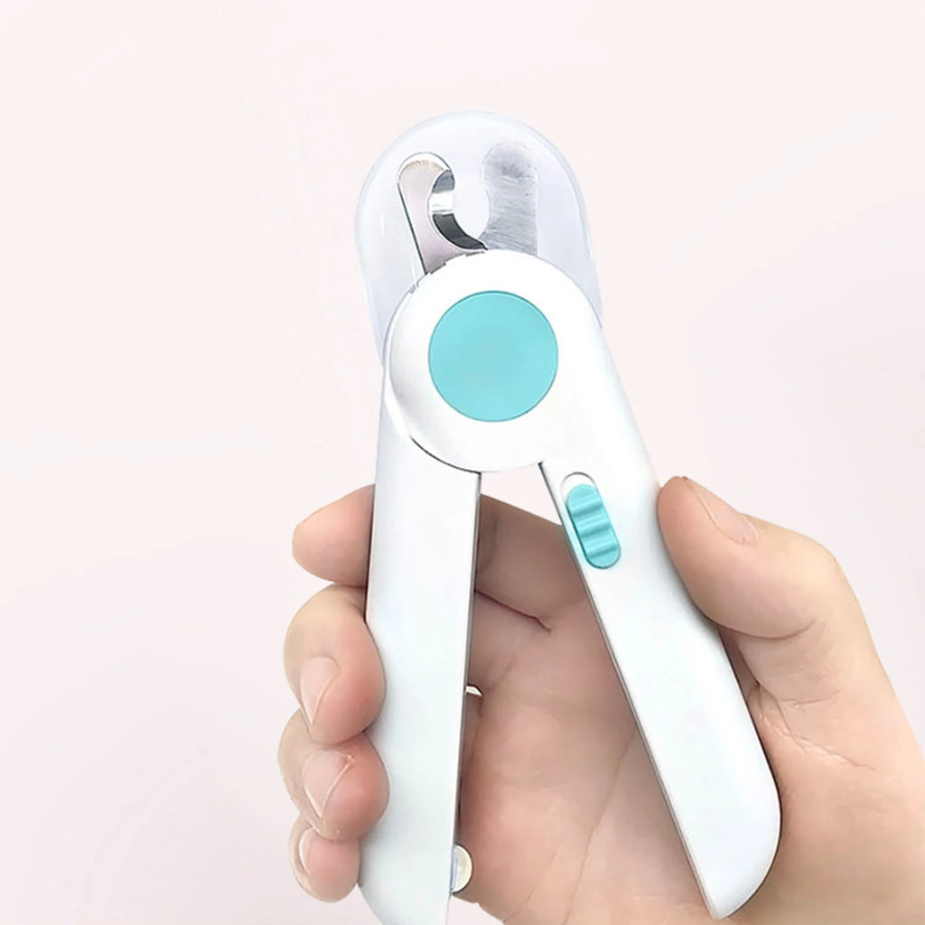 Cat Dog Nail Clipper LED Light Claw File Trimmer Puppy Kitten Beauty Tool