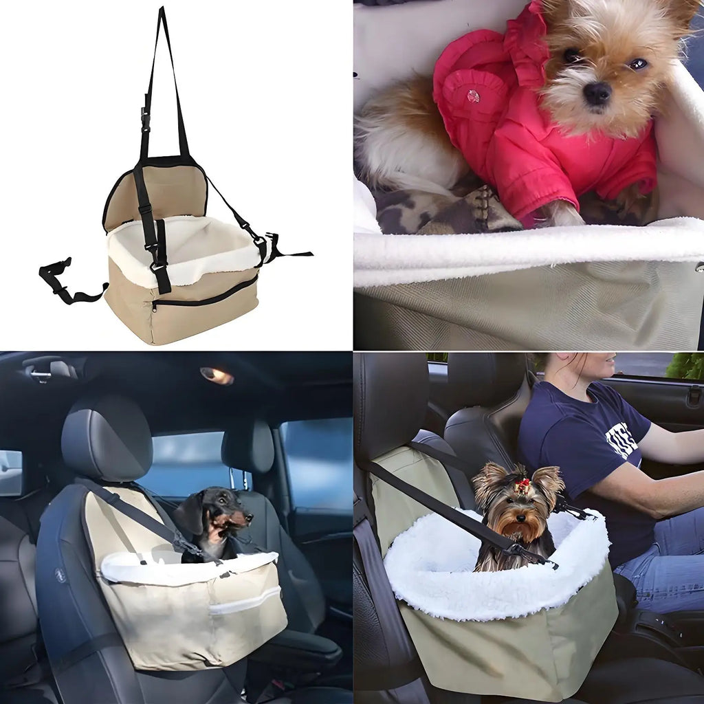 Puppy Dog Car Seat Booster Small Auto Travel Lookout Safety Carrier