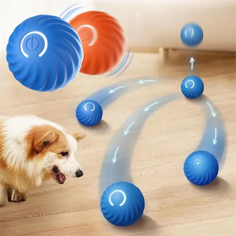 Smart USB Rechargeable Moving Ball Toy for Dogs & Cats