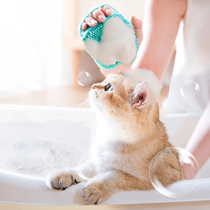 Pets Bath Glove Set Multi-Size Massage Brush Wet Dry Grooming Dogs Cats