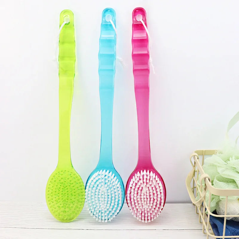 Long Handle Back Scrubber Body Massager Bath Brush