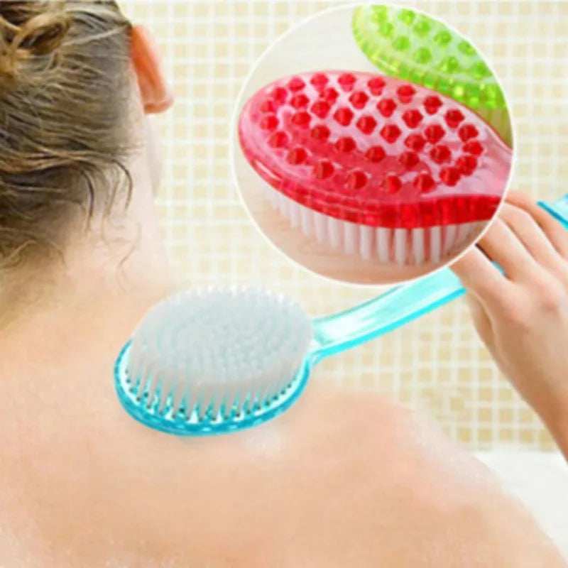 Long Handle Back Scrubber Body Massager Bath Brush