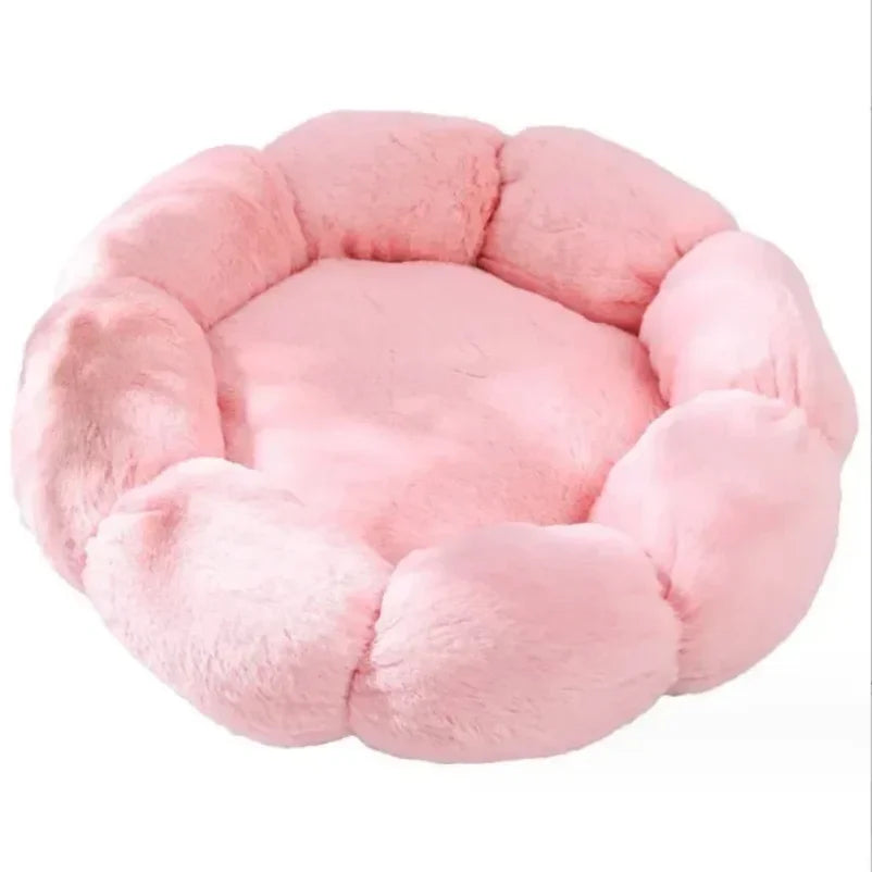 Flower-Shaped Dog Mat Bed for Indoor Outdoor Use