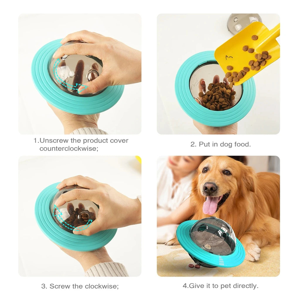 Interactive Treat Dispenser Puzzle Toy for Dogs Cats Puppy