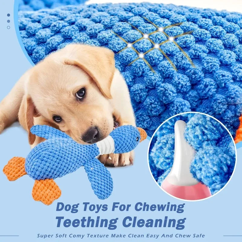 Squeaky Plush Chew Toy for Cats & Dogs — Interactive Doll