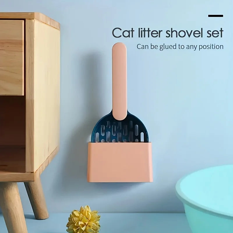 Cat Litter Shovel Set Large & Small Toilet Cleaning Tools